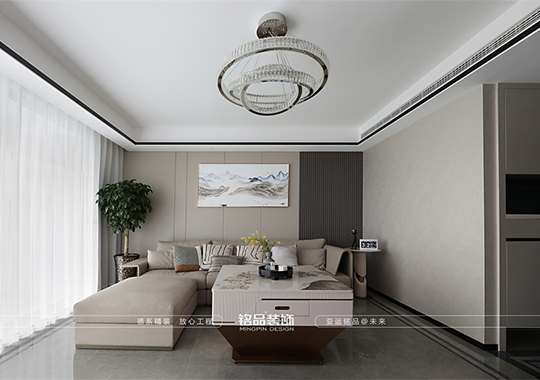 金华     现代轻奢装修风格   120㎡          三室两厅装修案例效果图