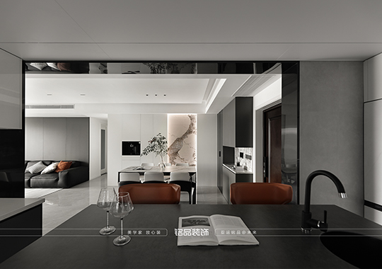 金华现代轻奢装修风格    170㎡三室一厅     装修案例效果图